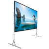 Da -Lite Fast Fold Deluxe 4K ، 8K ، 150 "Diag.