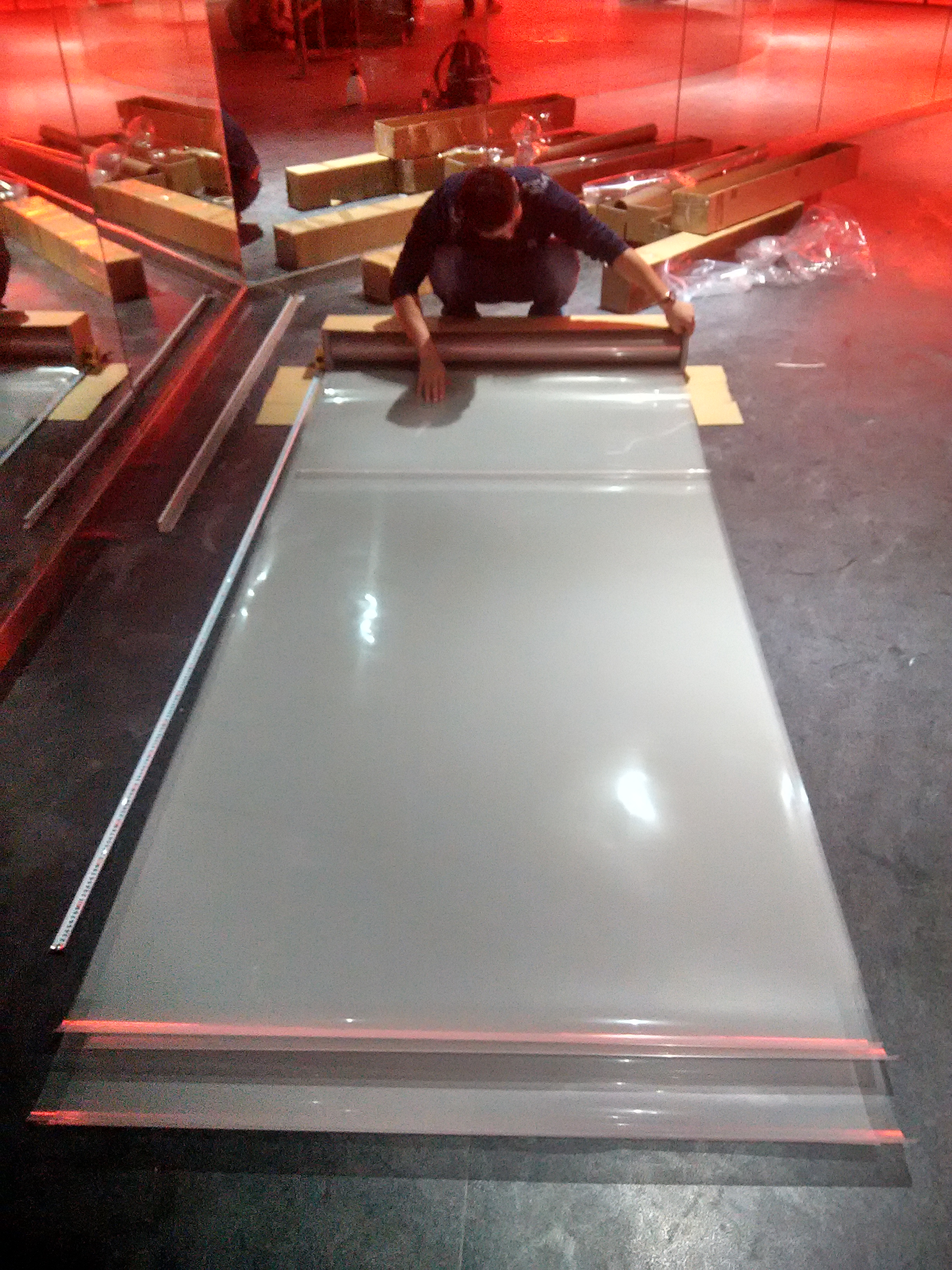 فائقة قصيرة رمي شاشة الإسقاط الخلفي