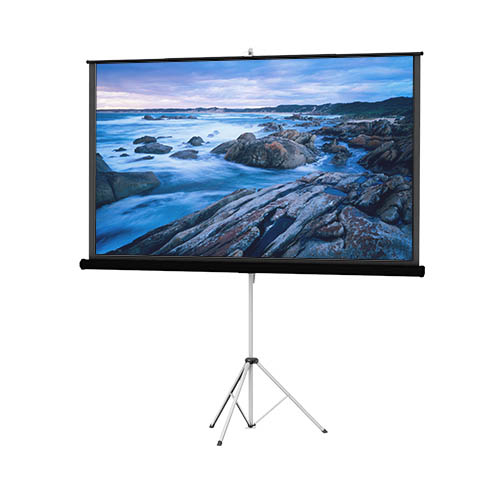 Da -Lite Tripod Picture King with Keystone Eliminator Portable Projector Screens - 99 "Diag. (70x70) - [1: 1] - Matte White - 1.0