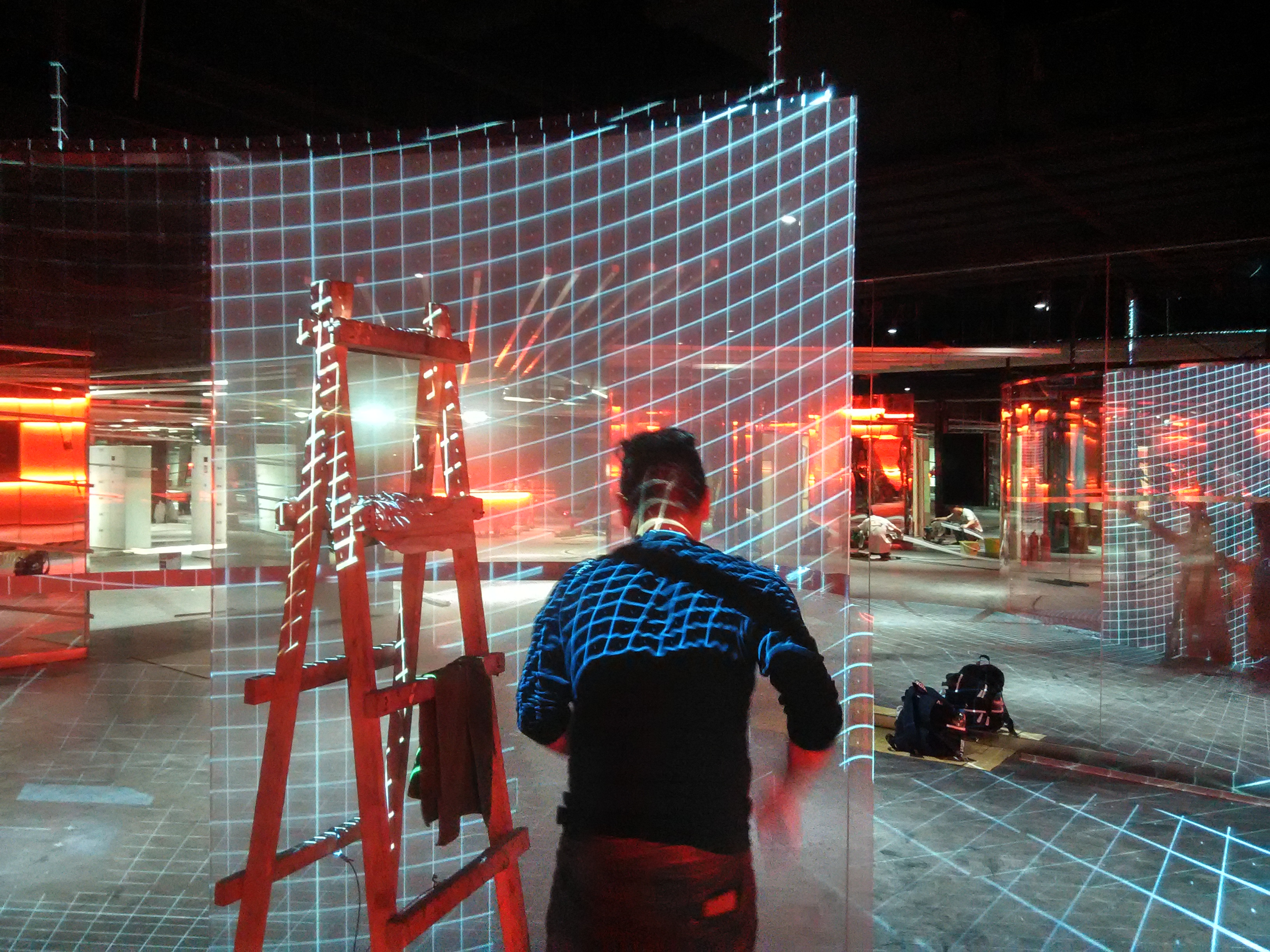 فائقة قصيرة رمي شاشة الإسقاط الخلفي